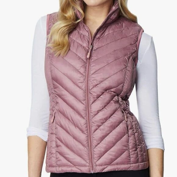 32 Degrees Heat Women’s Packable Vest Fig Berry Small - Picture 1 of 13